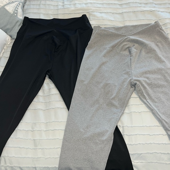 SHEIN Pants - COPY - BUNDLE OF 2 LARGE SHEIN LEGGINGS. (highwasted) selling for $5!